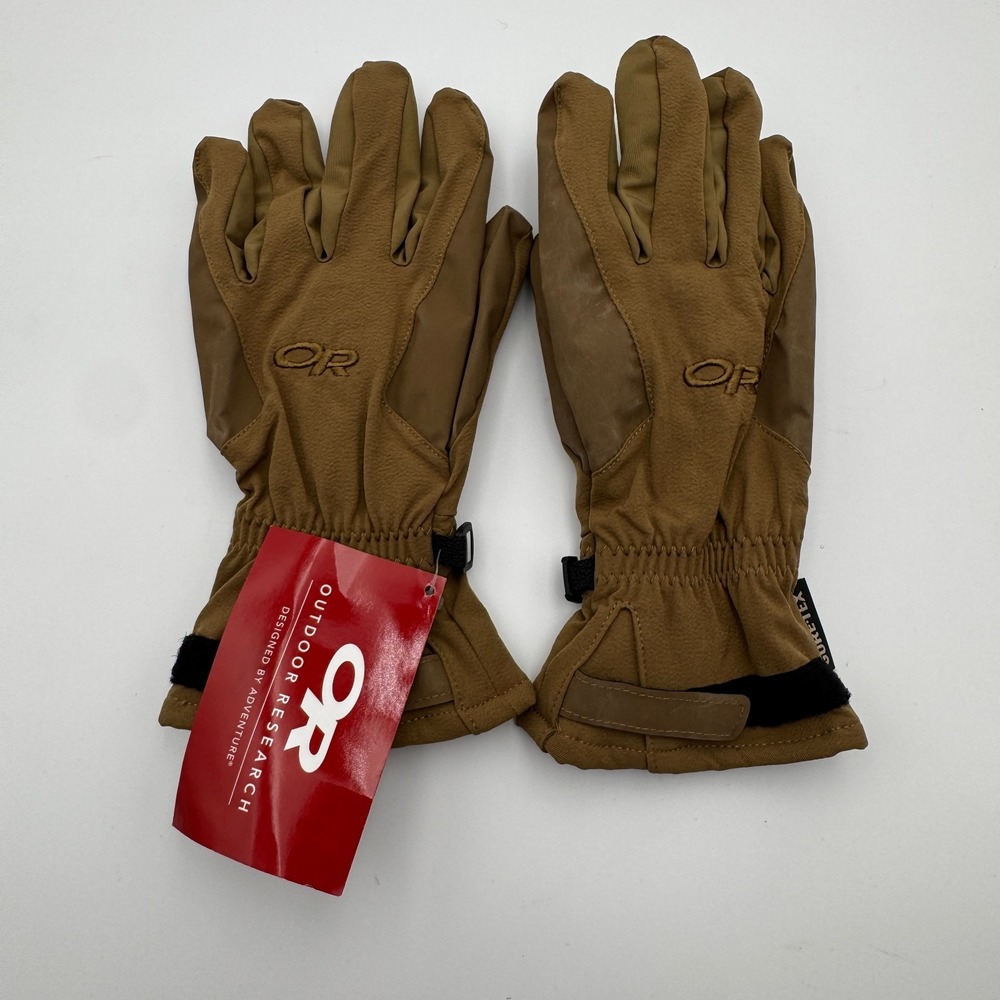 Outdoor Research Poseidon Intermediate Cold Gloves Mens Small Gore-Tex Coyote CL